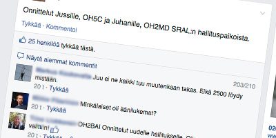 Radioamatööri toimintaa vai politiikkaa…